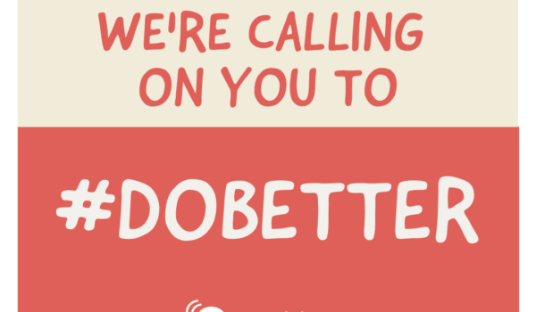Do Better report graphic saying, 