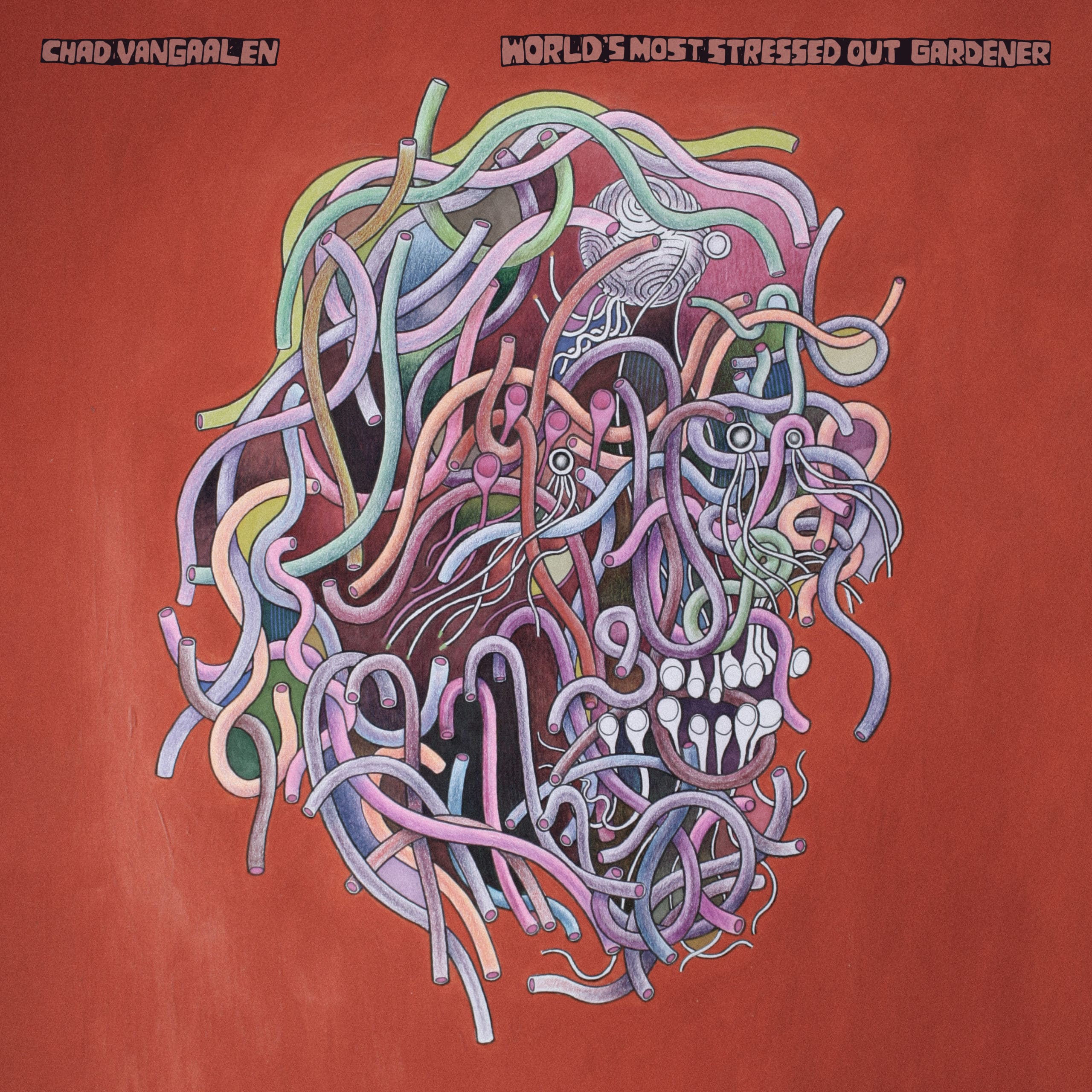 Cover for Chad VanGaalen's latest album World’s Most Stressed Out Gardener