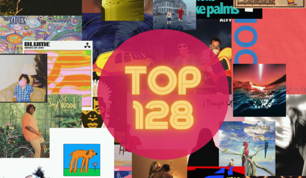 Collage of albums that appear on CJRU's Top 128 albums of 2022